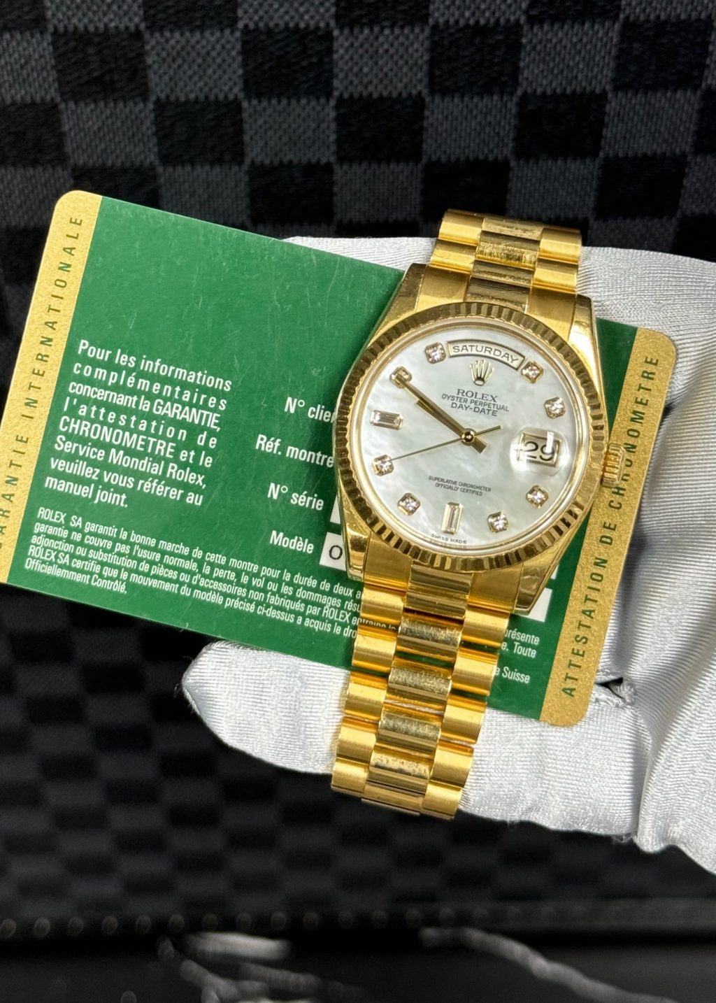 Rolex Day-Date Gold Presidential Champagne Men's Watch - 118238