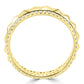 White Diamond Round 14K Gold Engagement Stackable Eternity Ring