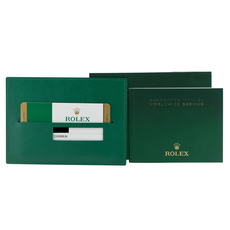 Rolex Cosmograph Daytona 40 Black Dial Stainless Steel Oyster Men's Watch 116500LN 116500