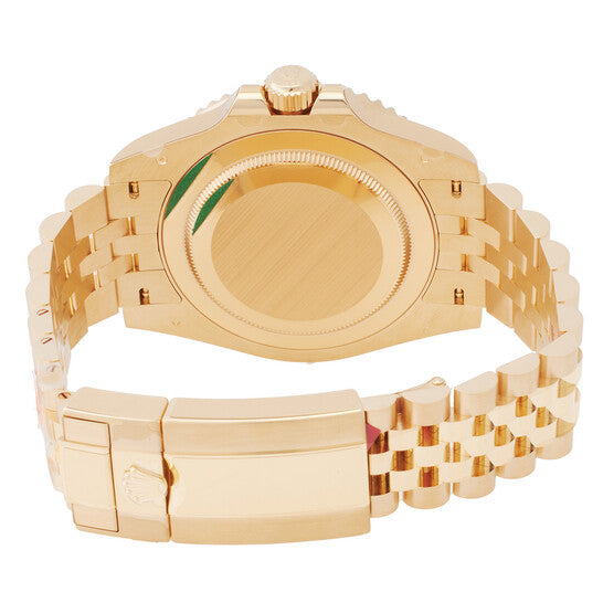 GMT-Master II 18kt Yellow Gold Automatic Chronometer Black Dial Men's Watch