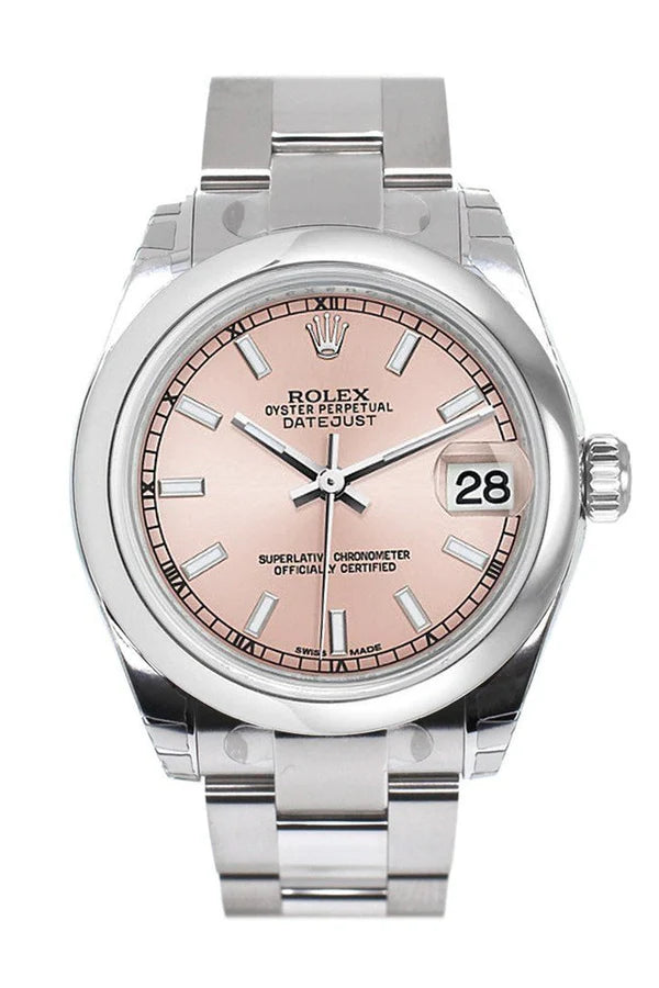 Rolex Datejust 31 Pink Dial Steel Ladies Watch 178240 Pre-owned