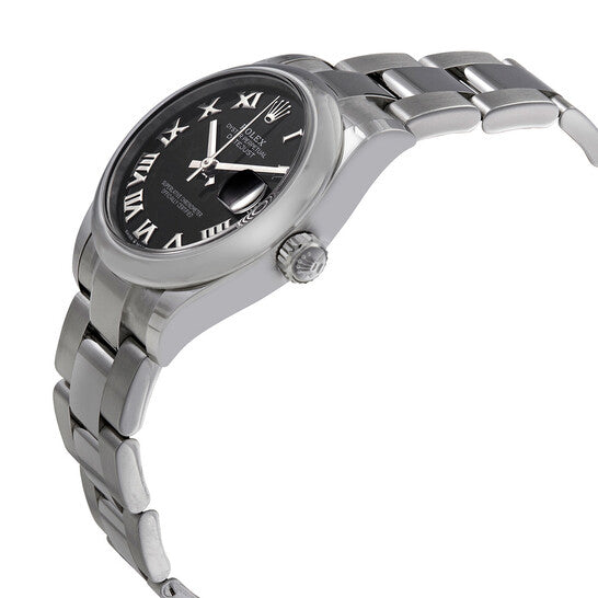 Rolex Datejust 31 Automatic Black Dial Ladies Watch 278240BKRO.