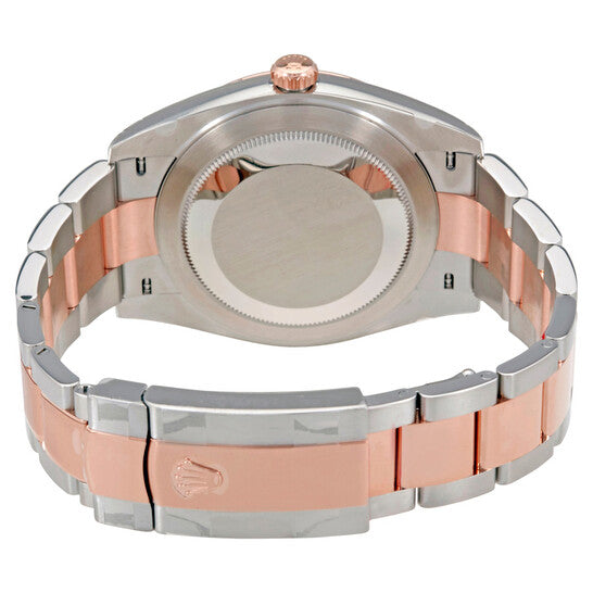 Rolex Datejust 41 Chocolate Dial Rose Gold And Steel Men's Watch 126331