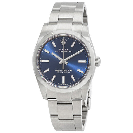 Rolex Datejust Midsize 31 Blue Roman Dial Ladies Watch 178240